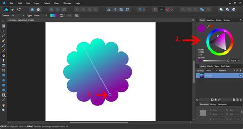 Image result for Gradient Fill in Affinity Publisher