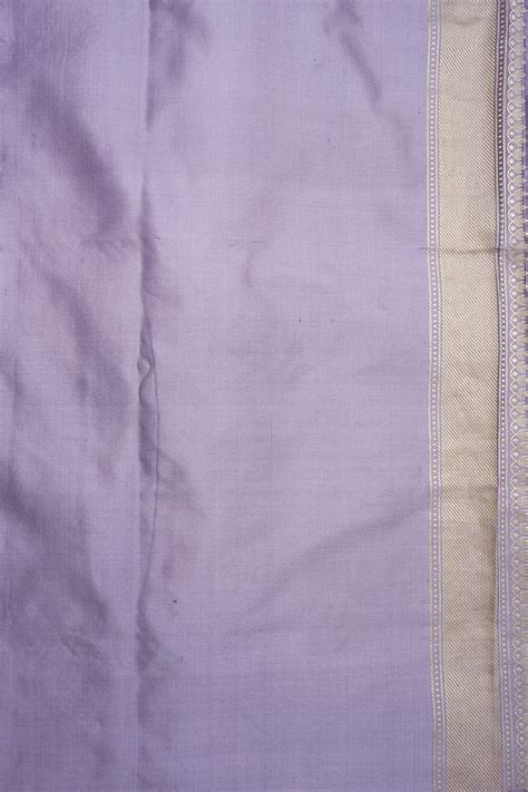 Allover Design Pale Purple Banarasi Silk Saree – Sundari Silks