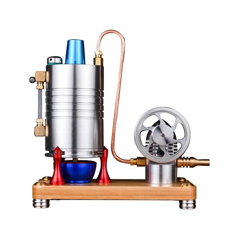 Buy LOCHE Retro Engine Model, All-Metal Vertical Steam Engine Kit ...