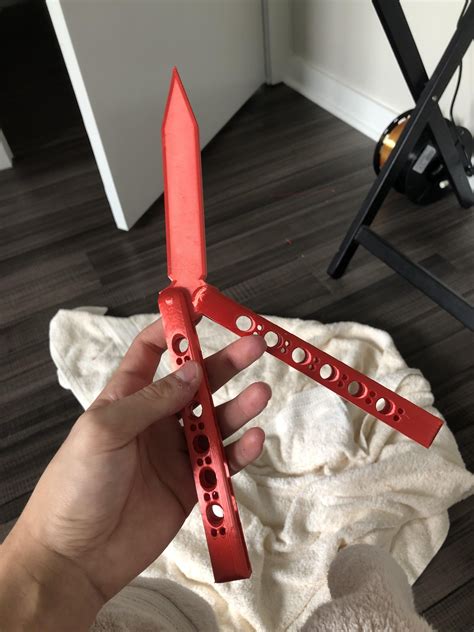 3D printed butterfly knife : r/butterflyknife