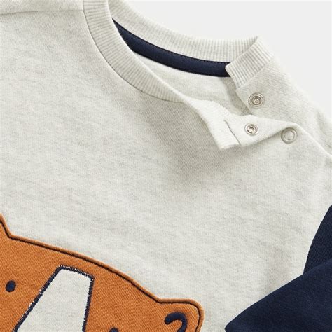 Buy Mothercare Boys Full Sleeves Sweater -Pack of 1-Grey Online at Best ...