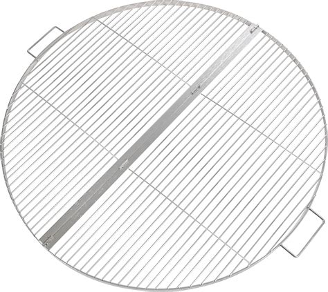Buy Lineslife Stainless Steel Round Fire Pit Grate, Heavy Duty Folding ...