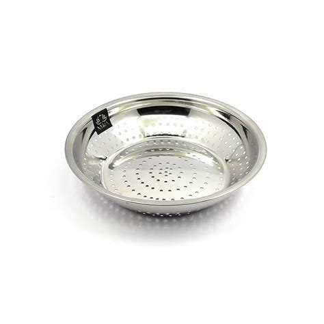 Buy NYRA® Stainless Steel Chawal Poha Chalni/Strainer Colander (Size ...