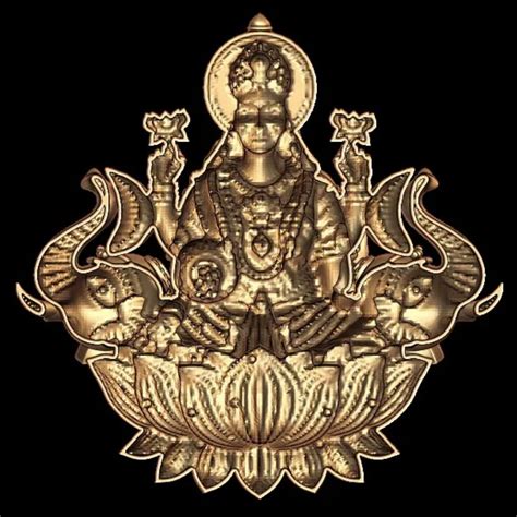 Dhanalaxmi 3D Model for Divine Décor