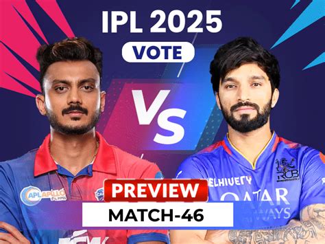 DC vs RCB, IPL 2025 match 46, preview: Delhi, Bengaluru eye top spot in ...