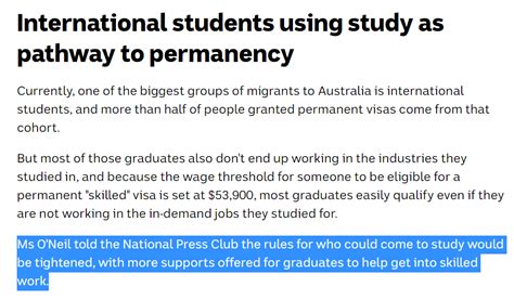 “留学生操纵签证系统”澳洲人口专家的话，启发留学生如何留澳？|来华留学生工作实习签证_滚动_甘肃龙网