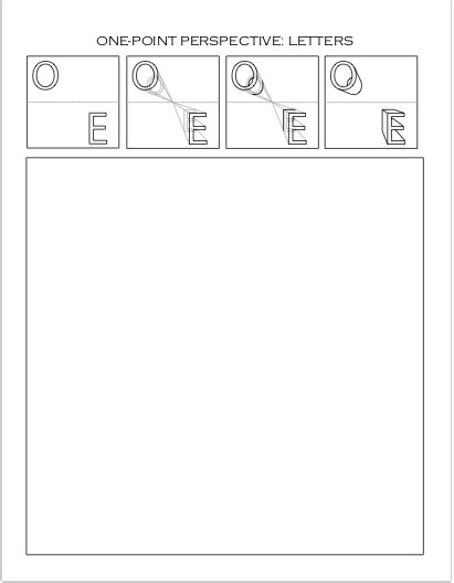 Image result for One Point Perspective Drawing Worksheet