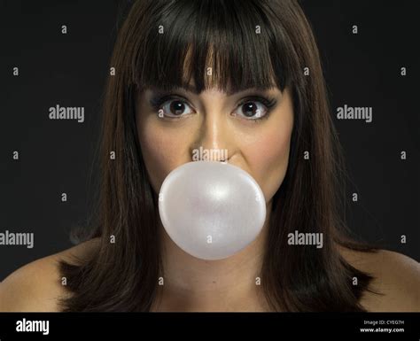 Blowing Bubble Gum Photography