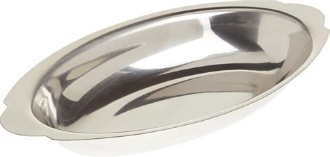 Amazon.com: American METALCRAFT, Inc. 12 oz Oval Stainless Au Gratin ...