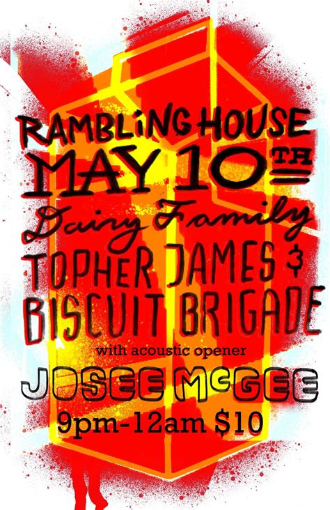 Topher James & The Biscuit Brigade with Dairy Family & Josee, The ...