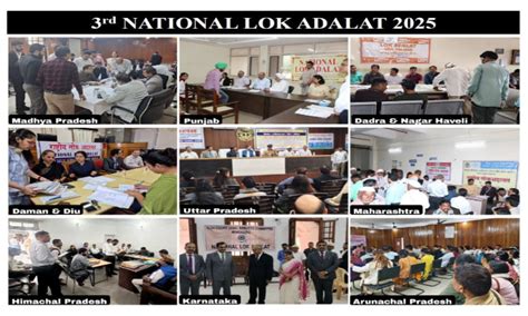 NALSA, 3rd National Lok Adalat, Events,Justice Bhushan Ramkrishna Gavai ...