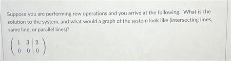 Image result for Row Operations Application Questions