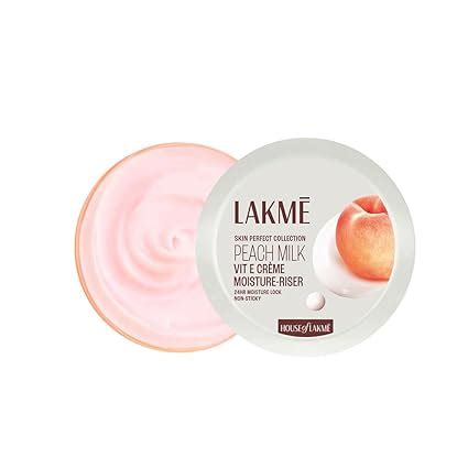 LAKMÉ Peach Milk Soft Crème Moisturizer, Light Weight Face Cream with ...