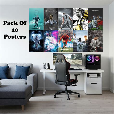 Ronaldo Football Poster A4 Size Pack of 10 – Printkarr
