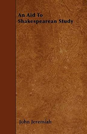 Buy An Aid To Shakespearean Study Book Online at Low Prices in India ...