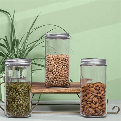 Buy Anko Airtight Preserving Jar/Container| 3-Piece Set of 1 Litre Each ...