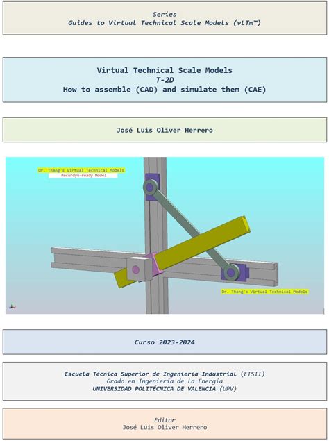 Virtual Technical Scale Models T-2D. How to assemble (CAD) and simulate ...