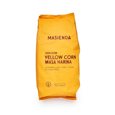 Buy Masienda Heirloom Yellow Corn Masa Harina/Flour. Nixtamalized Corn ...