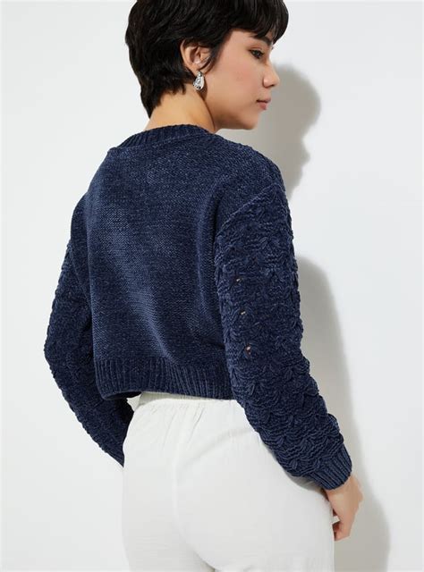 Buy URB_N Women Chenille Knit Sweater Online at just Rs. 1199.0 ...