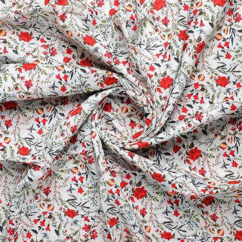 Buy Multicolor Pure Cotton Digital Printed Fabric Unstitched – FAB ...
