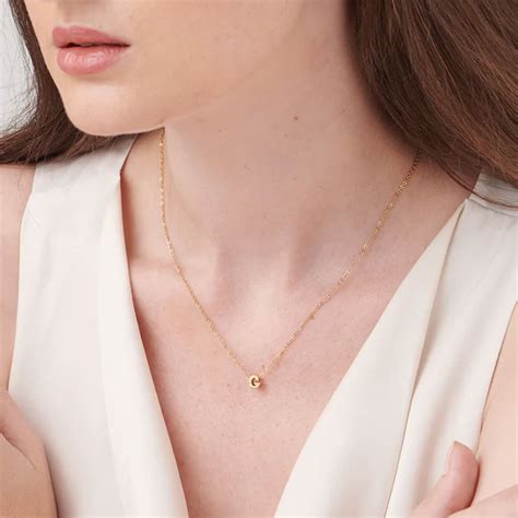 Buy Small Initials Necklace | Gold Plated Jewelry – PALMONAS