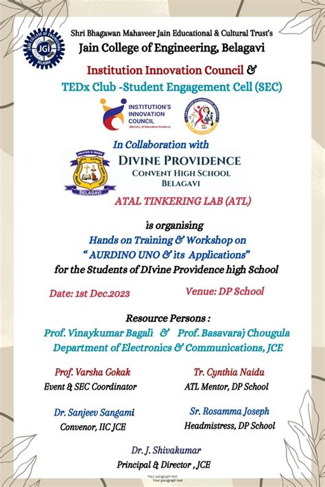 Hands on Training and Workshop on “Arduino UNO and its Applications ...