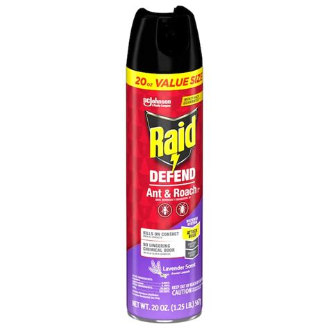 Raid 20-oz Defend Ant and Roach Killer Lavender Home and Perimeter ...