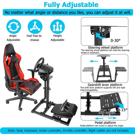 Buy Anman G923 New Steering Simulator Stand PRO fit for Logitech G29 ...