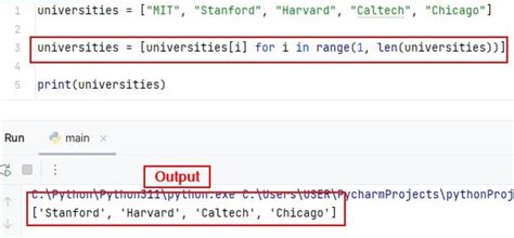 Image result for Remove First Index of a Python Set