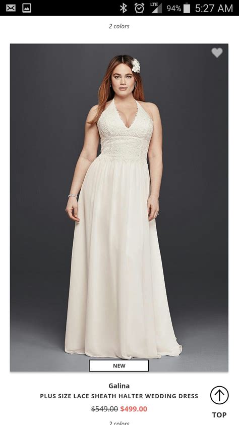 Pin by Yvette on wedding dresses | Wedding dresses plus size, Wedding dress styles, Davids ...