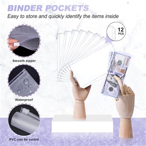 Onlyesh Money Organizer for Cash, Budget Binder with Zipper Envelopes ...