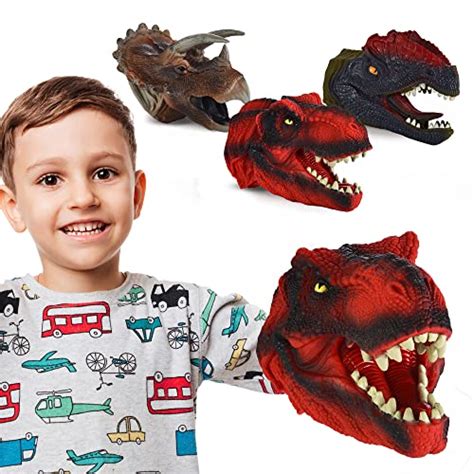 Buy DR DINGUS Hand Puppets (Dinosaur - 3 Pack) - Tyrannosaurus ...