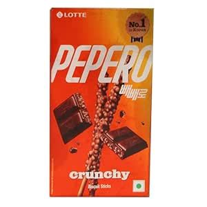 Lotte Pepero Crunchy Biscuit Sticks, 30 gm : Amazon.in: Grocery ...