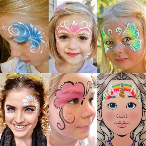 Easy Face Painting for Kids Party | Face painting easy, Kids face paint ...