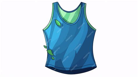 Stylish Mens Blue Shirt and Green Singlet | Premium AI-generated vector