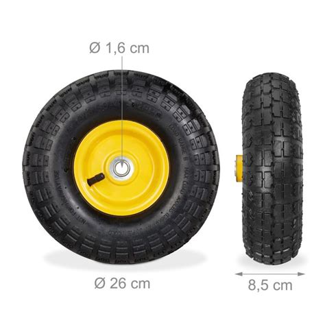 Set of 4 Wheelbarrow Tyre