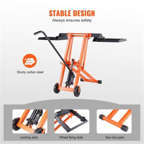VEVOR Orange 0.23-Ton Steel Hydraulic Jack kit in the Jacks department ...
