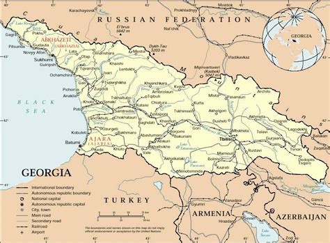 Где находится грузия на карте россии: Карты Грузии 2021 года на русском ...