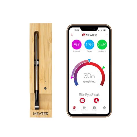 MEATER Up to 33 Feet Original True Wireless Smart Meat Thermometer for ...