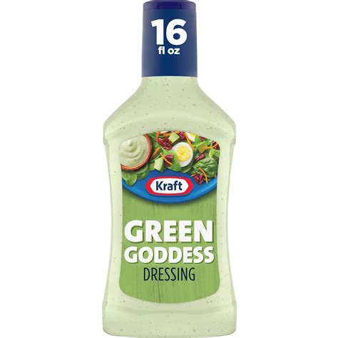 Amazon.com : Kraft Green Goddess Salad Dressing (6 ct Pack, 16 fl oz ...
