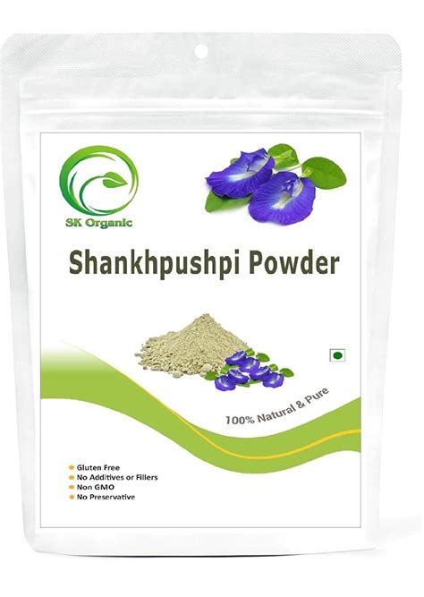 SK ORGANIC Shankhpushpi powder Herb For brain Health And Beauty in India