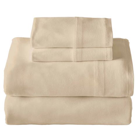 Better Homes & Gardens 4-Piece Papyrus Beige Adult Jersey Sheet Set ...