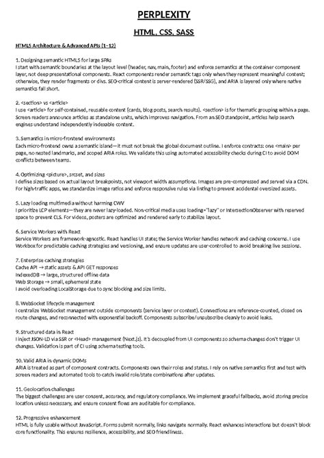 Advanced APIs in HTML5 Architecture: Semantic Design & Performance ...