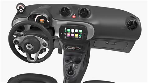 3D Smart EQ Fortwo Interior Layout Dashboard | 3D Molier International