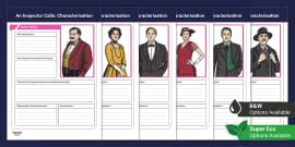 GCSE An Inspector Calls Character Loop Cards (teacher made)