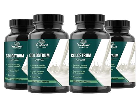 Buy VEDA MAXX Cow Colostrum Capsules for Healthy Immune System & GI ...