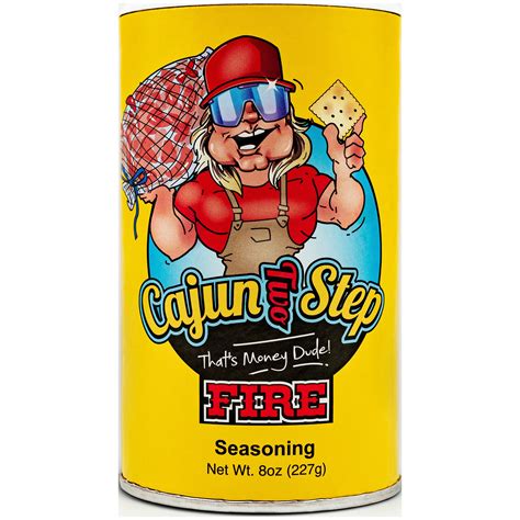 Cajun Two Step Fire Seasoning, 8 oz, All Purpose, Low Sodium, Extra ...
