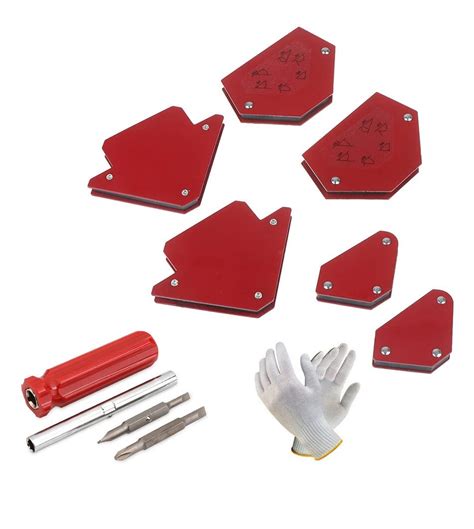 Digital Craft 6Pcs/Set New Triangle Magnet Welding Clamp Holder Set ...