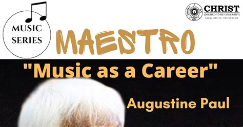 MAESTRO : MUSIC SERIES - "Music as a Career" . JULY.31. 2021 12.30PM-01 ...