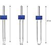 SYGA Set of 3 Twin Needles Pins Double Twin Needles Pins Sewing Machine ...